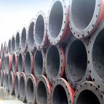 Manguera de caucho con bridas de gran diámetro y servicio pesado