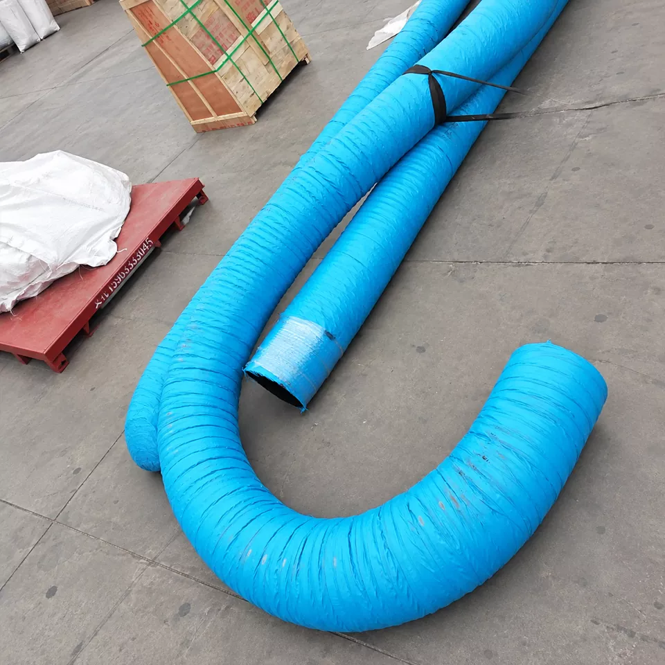 Manguera de caucho resistente a altas temperaturas y gran diámetro
